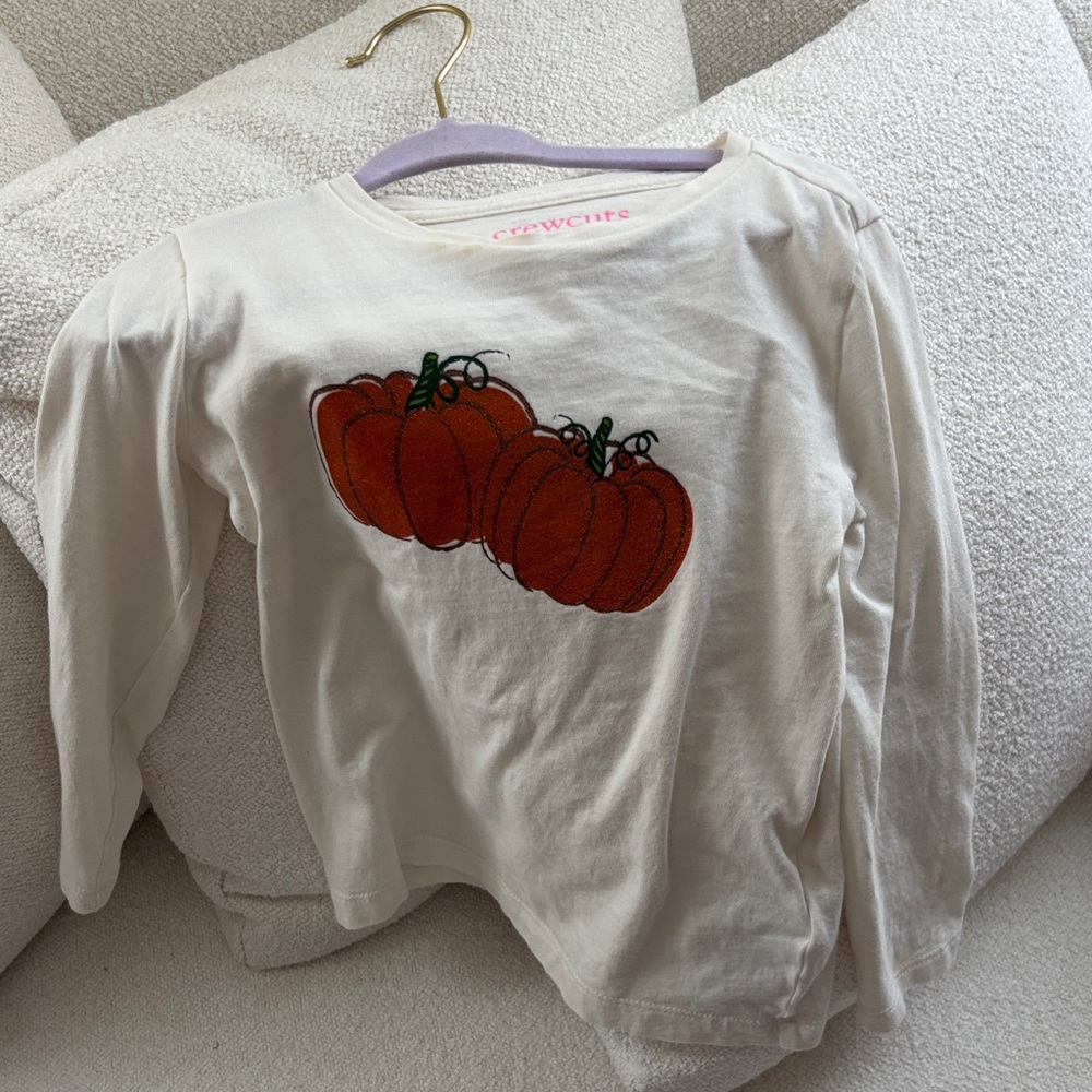 Crewcuts Long Sleeve Tee with Pumpkin Design